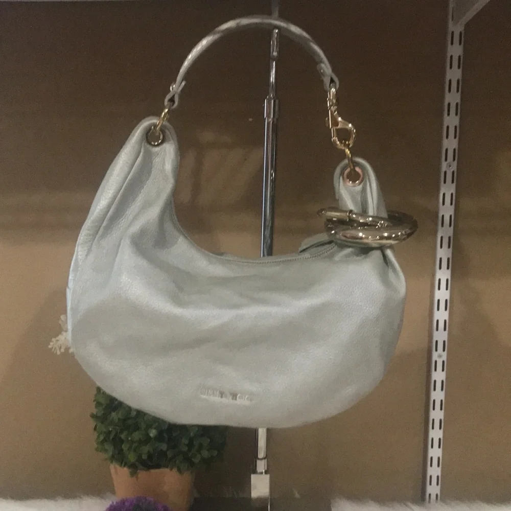 🎉HP 🎉 💖 Jimmy Choo Grained Leather Shoulder Bag